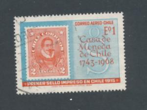 Chile 1968 Scott C289 used - 1e, Casa de Moneda de Chile