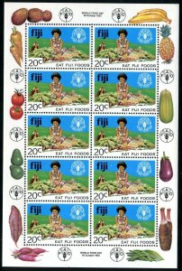 Fiji MNH S/S 449 Eat Fiji Foods World Food Day 1981