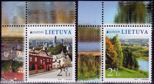 Lithuania 973-974 MNH - Europa Tourism (2012)