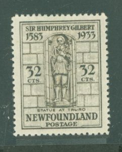 Newfoundland #225 Unused Single