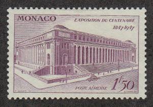 Monaco Post Office, N.Y (Scott #C17) Mint No Gum