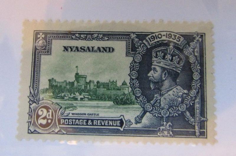 1935 Nyasaland SCOTT #48 WINDSOR CASTLE MNH stamp