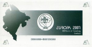 Montenegro. Europe 2007. Booklet.