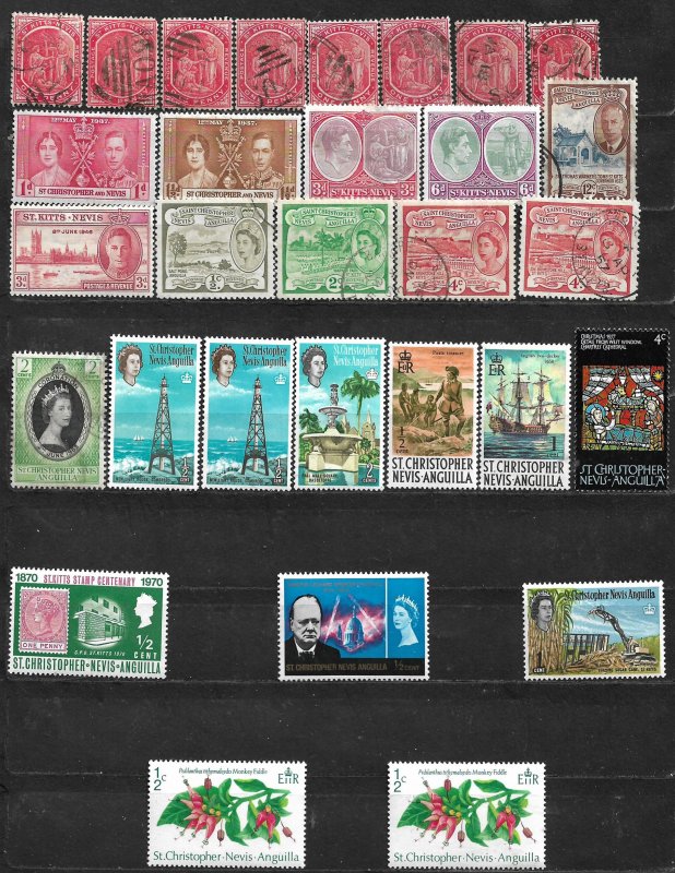 COLLECTION LOT OF 30 SAINT VINCENT 1916+ STAMPS CLEARANCE