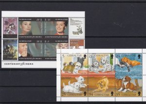gibraltar mint never hinged stamps sheets ref r9534