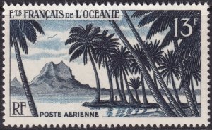 French Polynesia 1955 Sc C23 air post MLH*