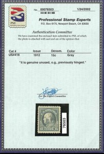 *418 SUPERB WITH PSE CERTIFICATE!