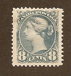 Canada  Scott #44a Mint H   Scott CV. $350.00