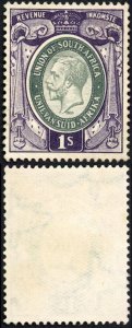 South Africa BF21 1/- Purple and Grey