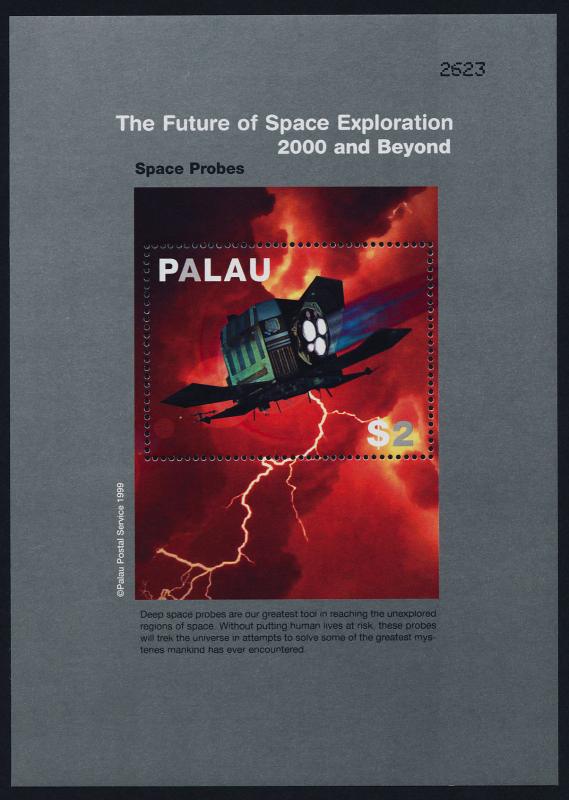 Palau 533-7 MNH Future Space Craft, Future of Space Exploration