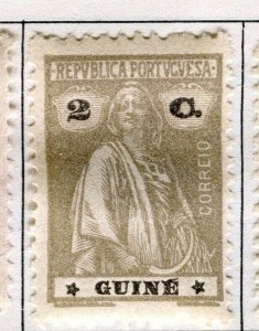PORTUGUESE GUINEA;    1914 early Ceres type issue Mint hinged 2c. value