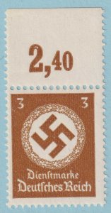 GERMANY O80 OFFICIAL  MINT NEVER HINGED OG ** MARGIN COPY - VERY FINE! - TJN