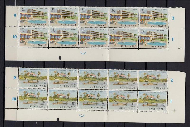 Suriname 1962 MNH Large Lot Blocks S/S Malaria Fund Hammarskjold 360+Stamps#C899