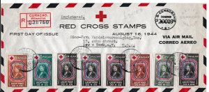 Netherlands Antilles # CB13-20. Princess Julianna, Red Cross First Day Cover