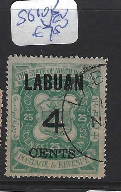LABUAN (P2307B)  4C/25C  ARMS, LION SG 108   VFU
