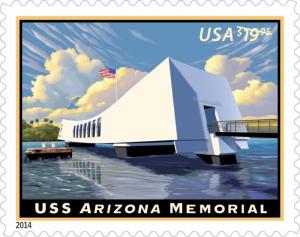 US 4873 Express Mail USS Arizona Memorial $19.95 single MNH 2014