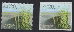 Iceland # 1114-1115, Soil conservation, Mint NH, 1/2 Cat.