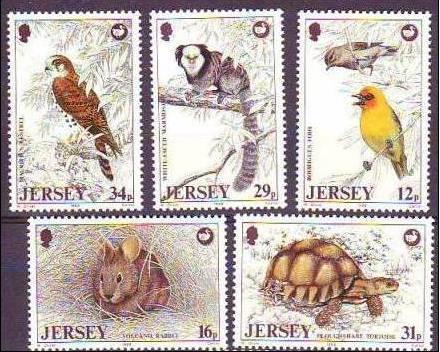 Jersey - Mi. 442-46 (Animals) - MNH - M2360