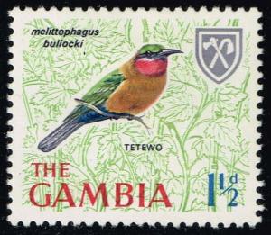 Gambia #217 Red-throated Bee Eater; Unused (0.25)
