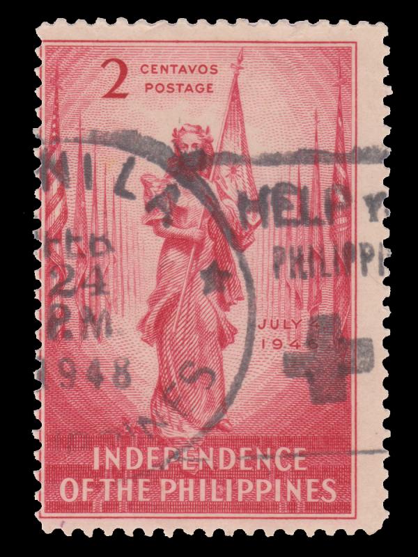 PHILIPPINES REPUBLIC 1946. SCOTT # 500. USED