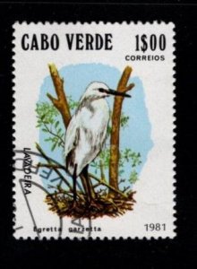 Cape Verde - #436 Egret - CTO