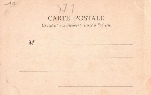 Postal Antigua Pontoise esculturas en los jardines del museo Francia década de 1920 
