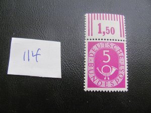 GERMANY 1951 MNH SC 672 SINGLE XF  (114)