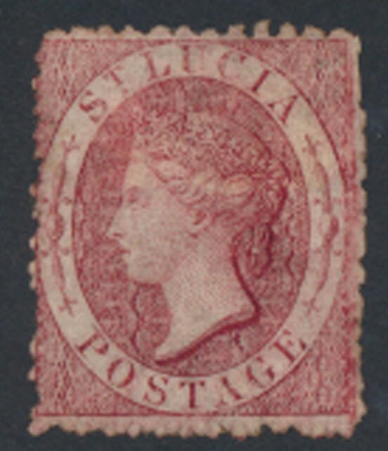 St Lucia  SG 5 SC# 4  1863  no gum no cancel  see details & scans  free shipp...