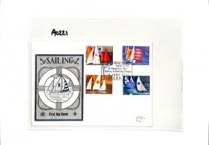 AO221 1975 GB Sailing First Day Cover Royal Thames Yacht Club Cover PTS