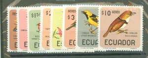 Ecuador #C441-8  Single (Complete Set)