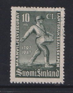 Finland    #268  used  1947  sower