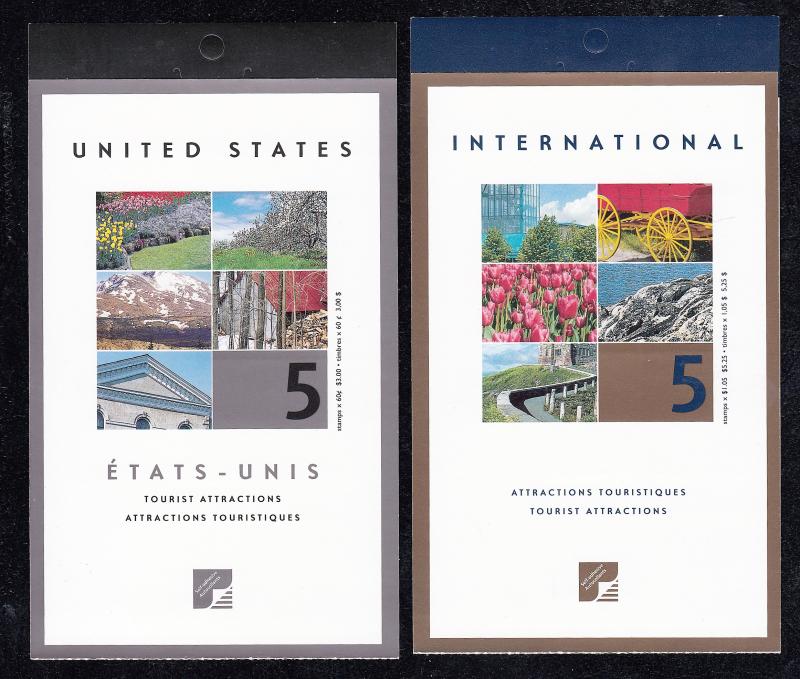 2 CANADA  MNH Complete Booklets Tourist Attractions