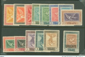 Spain #C18-30/CE1 Unused Single (Complete Set)