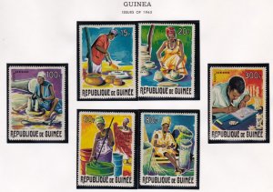 Guinea                376 - 379,  C71 - 72             MH OG