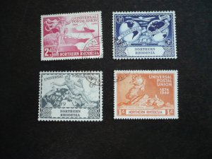 Stamps - Northern Rhodesia - Scott# 50-53 - Used Set of 4 Stamps