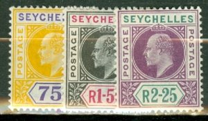 IM: Seychelles 38-48 mint CV $160.75; scan shows only a few