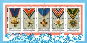 South Africa - 1990 National Orders MS MNH** SG MS723