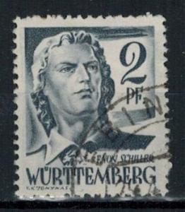 Germany - French Occupation - Wurttemberg - Scott 8N1