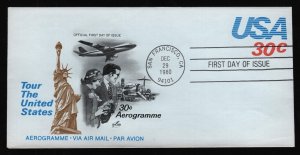 #UC53 30c Tour the United States, Art Craft H/C FDC **ANY 5=FREE SHIPPING**