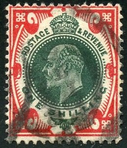 Great Britain Scott 138a UFLH - 1911 1/s King Edward VII - SCV $70.00