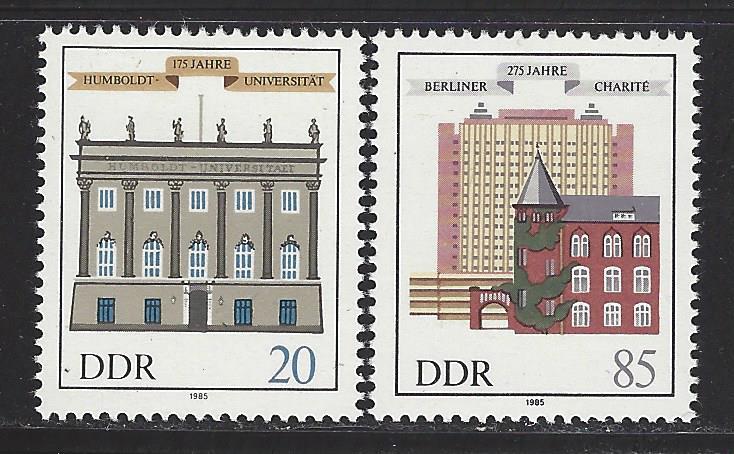 German Democratic Republic Scott # 2508 - 2509, mint nh