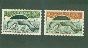NIGER 107-08 MNH BIN$ 1.05