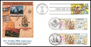 US C117 Joint Issue Fleetwood U/A FDC