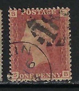 GREAT BRITAIN 33 VFU PL 151 Z6184