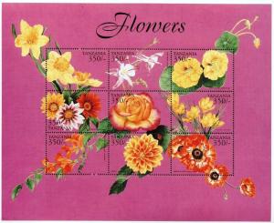 TANZANIA SHEET FLOWERS ORCHIDS