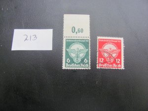 GERMANY 1939 USED SC 490-491 SET VF  (213)