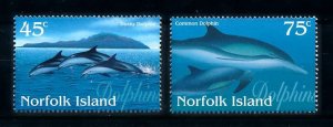 [90946] Norfolk Island 1997 Marine life dolphins  MNH