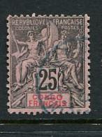 French Congo #27 Used