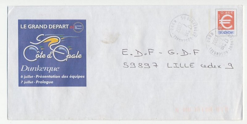 Postal stationery / PAP France 2002 Cycling - Tour de France