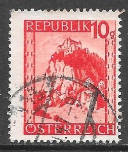 Austria 502: 10g Hochosterwitz (Carinthia), used, F